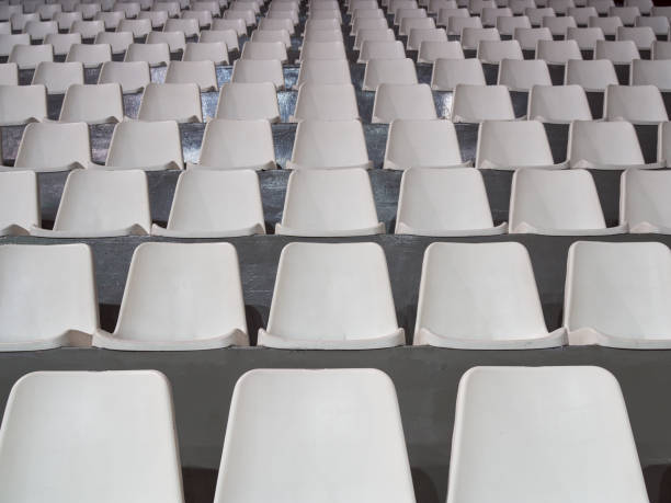 istock Rows of empty seats for the public 658804550