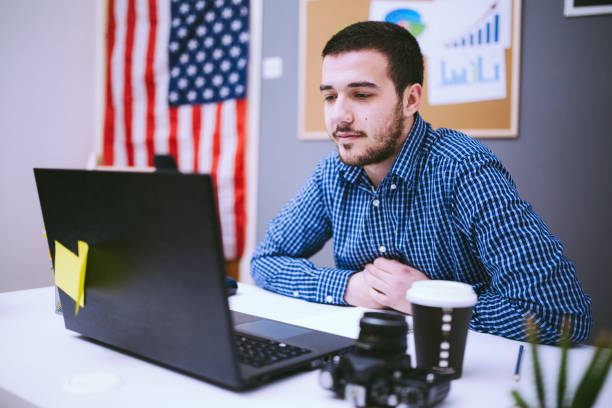 istock Serious Young Office Worker At The Office 658817504