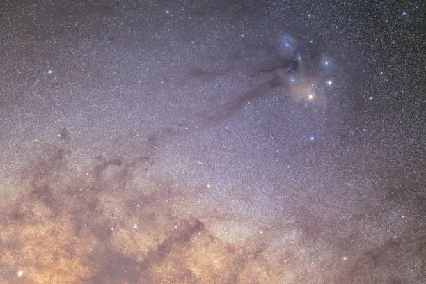 Photo of Star field and nebulae in Rho Ophiuchus Captured