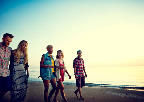 istock Friendship Freedom Beach Summer Holiday Concept 658823198