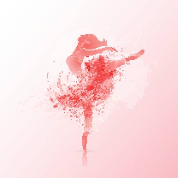 ilustrações, clipart, desenhos animados e ícones de design de cartaz de balé - ballet dancer