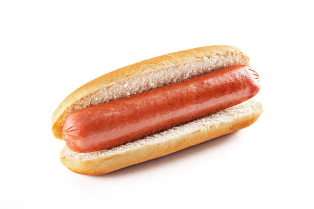 istock Plain hot dog with big sausage 658846762