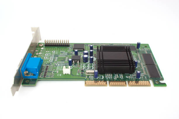 istock Graphic card for personal computer. Isolated on the white background. 658850422