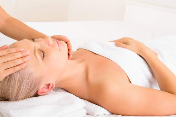 istock Beautiful woman getting spa treatment 658861572