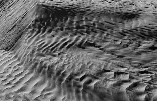 istock Black and White desert color. Background and Texture 658861946