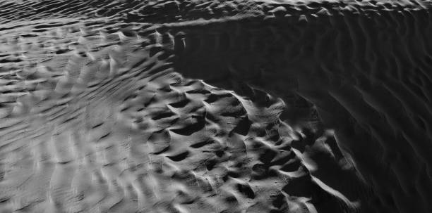 istock Black and White desert color. Background and Texture 658870578