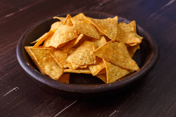 istock Nachos chips. Delicious salty tortilla snack. 658873316
