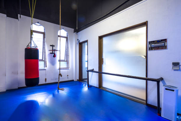 istock interior of modern gym 658876214