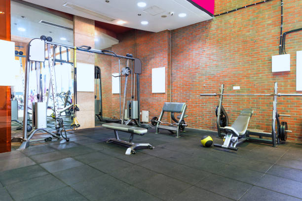 istock interior of modern gym 658877038
