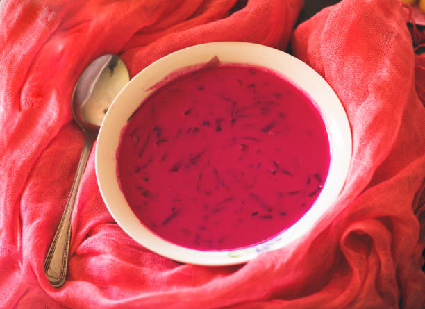 Cold beet soup