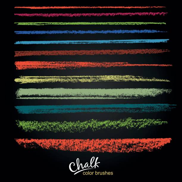 illustrations, cliparts, dessins animés et icônes de pinceaux chalk_67 - painterly effect graffity backgrounds paint