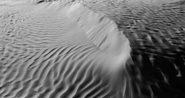 istock Black and White desert color. Background and Texture 658884352