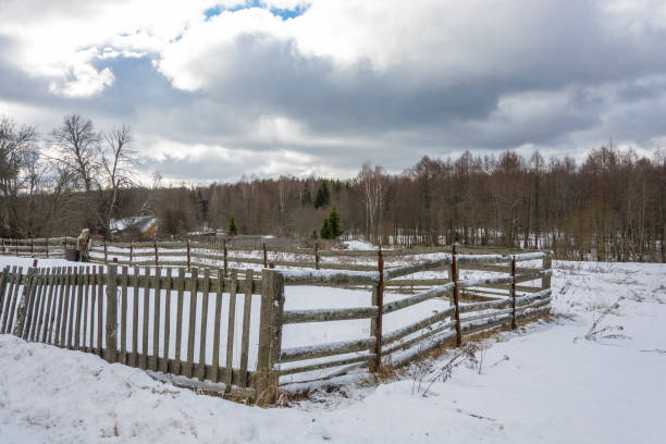 istock Rural landscape in early spring in March. 658884970