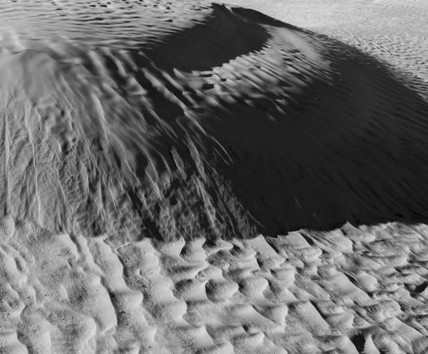 istock Black and White desert color. Background and Texture 658897856