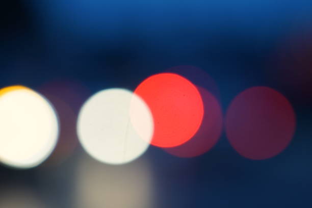 istock Night city street lights bokeh background 658905518