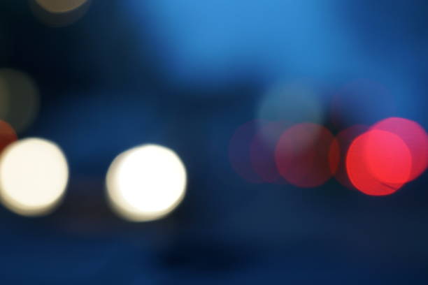 istock Night city street lights bokeh background 658906638