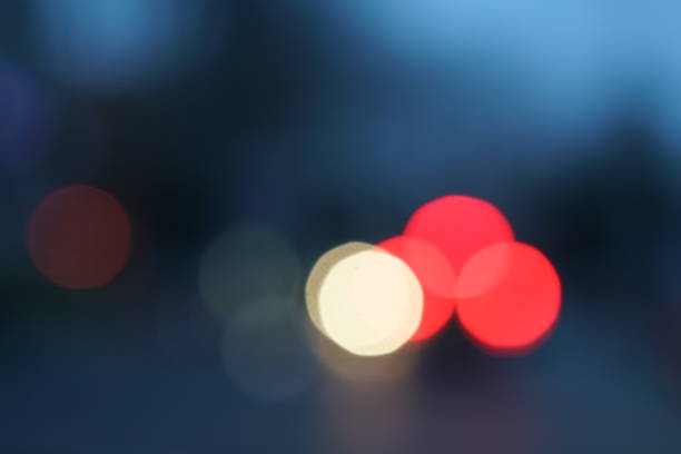 istock Night city street lights bokeh background 658906682