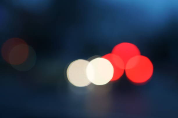 istock Night city street lights bokeh background 658906684