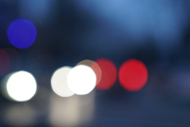 istock Night city street lights bokeh background 658906686