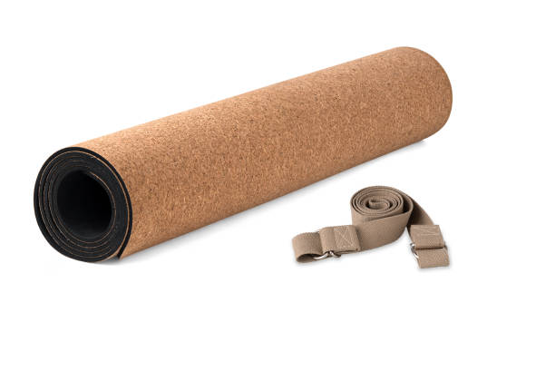 istock Yoga Cork Mat Set Eco Friendly Eco Friendly 658939026