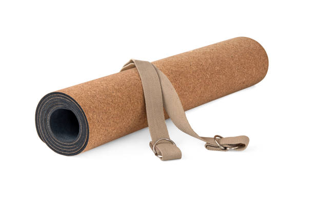 istock Yoga Cork Mat Eco Friendly Set 658940522