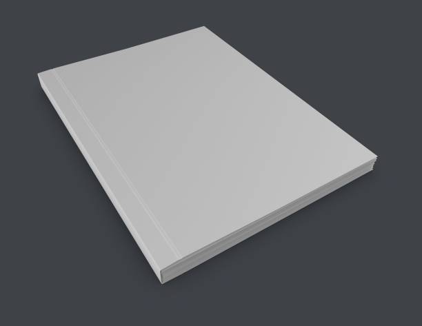 istock Magazine cover mock up on gray background. 658964282