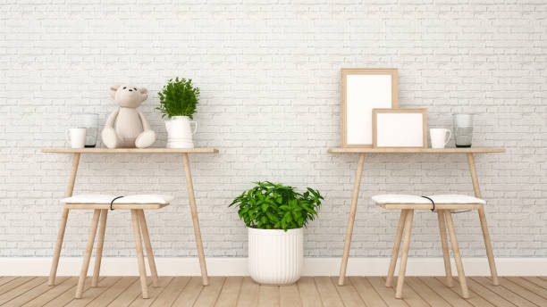 istock dining area in coffee shop or kid room 658966484