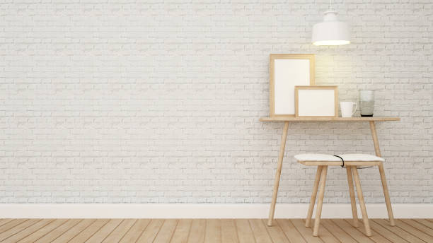 istock working area in home or apartment 658972168