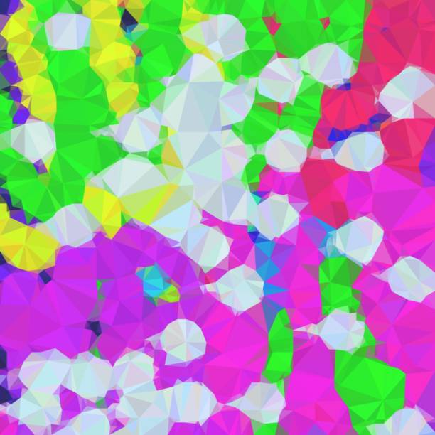 istock Abstract background from blue and pink and white and green colors light and dark fragments in the style of low-poly 658998902