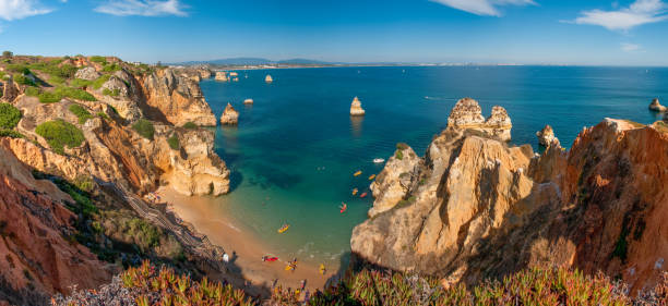 istock Do Camilo beach in Algarve Portugal 659056694