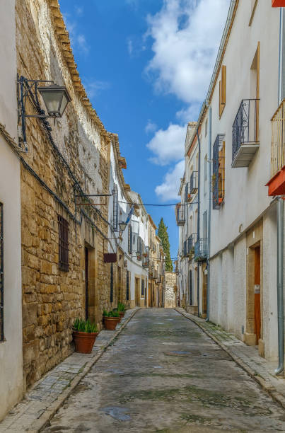 istock Narrow street in Ubeda, Spain 659060430