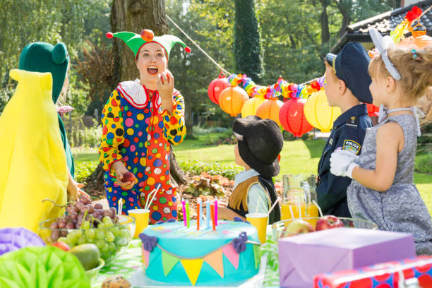 istock Party entertainer wearing costume 659066638