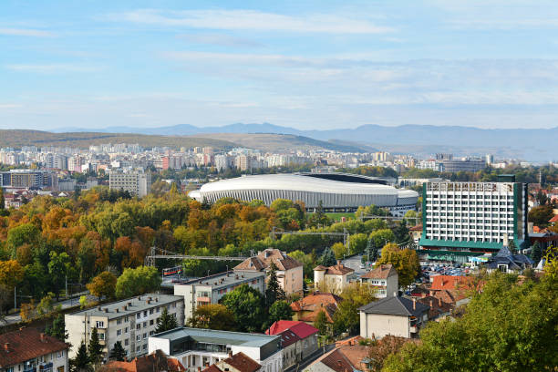 istock Cluj Napoca in Romania, view from above 659095158