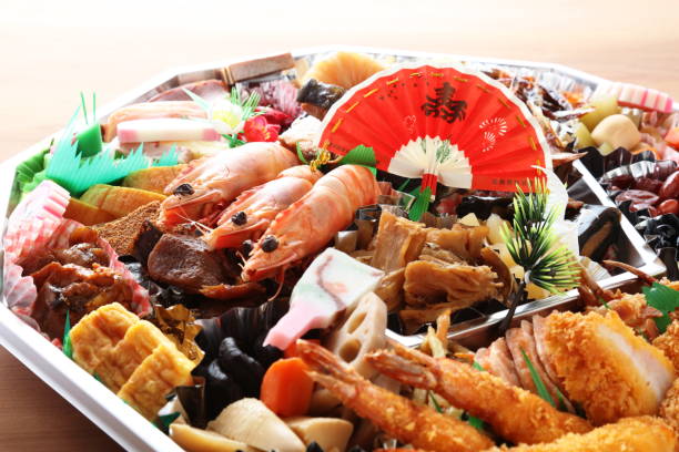 istock Typical New Year dishes Japanese food(osechi) 659103334
