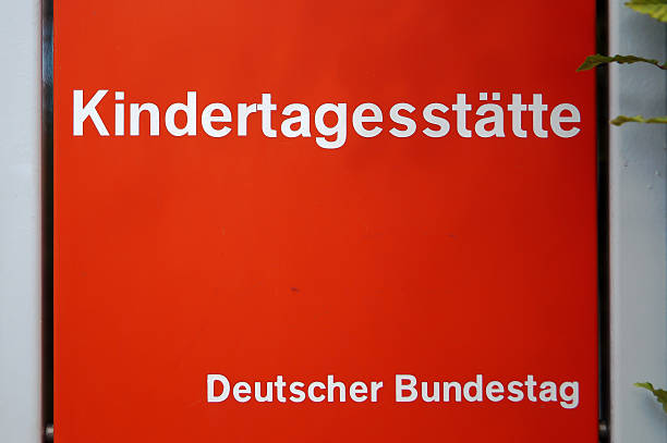 istock Close-Up Of Sign Board In German 659113191