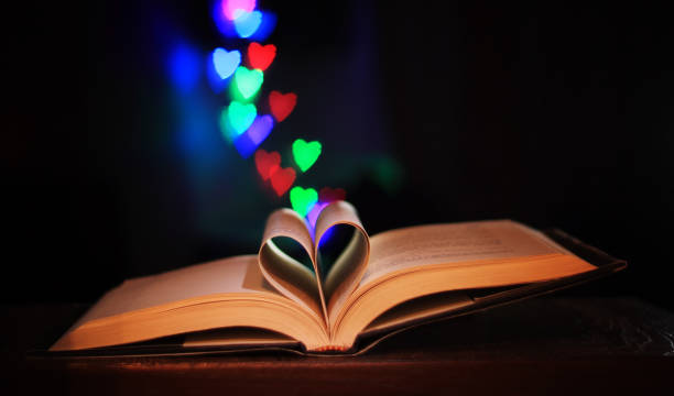 Amore per la lettura - foto stock