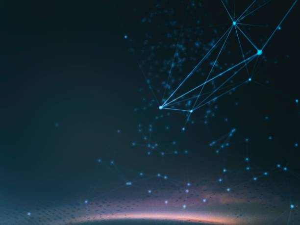 istock Futuristic virtual technology background, Fiber virtual optic cables, fibre connection, telecomunications concept, digitally generated image. 659129934