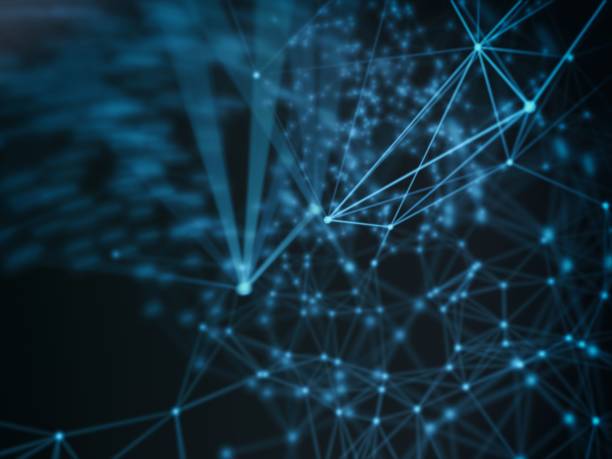 istock Futuristic virtual technology background, Fiber virtual optic cables, fibre connection, telecomunications concept, digitally generated image. 659129970
