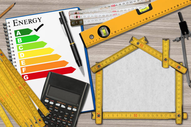 istock Energy Efficiency - Project of Ecological House 659149126