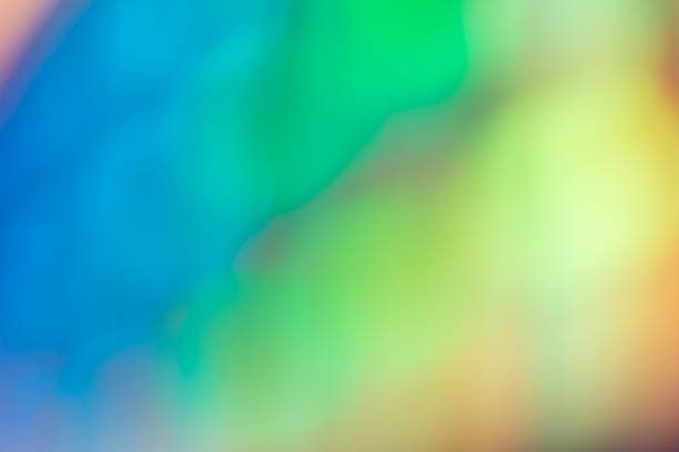 istock Blurred and defocused abstract background with soft multicolored bokeh, overlay concept. 659151570
