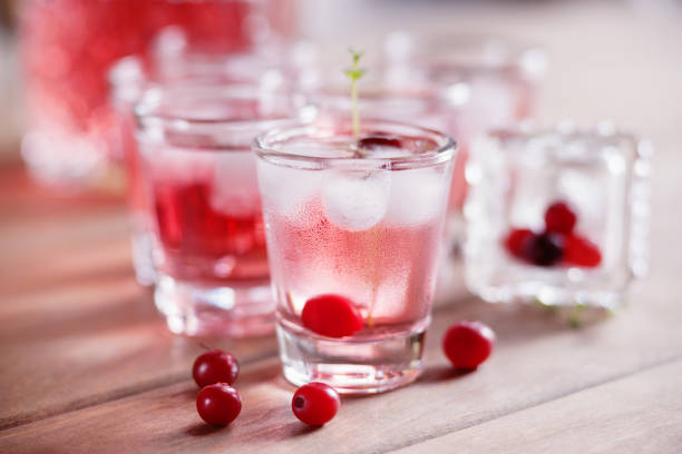 istock Shot with natural cranberry and vodka 659152698