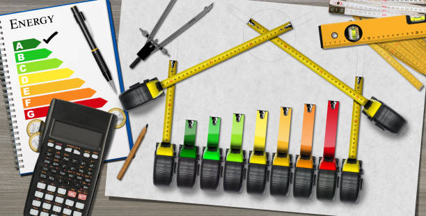 istock Energy Efficiency - Project of Ecological House 659162730
