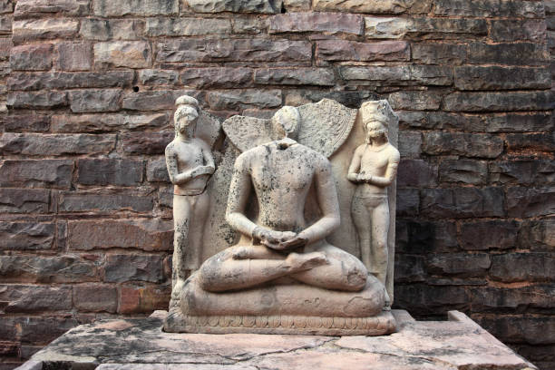 istock Statue of Buddha at Sanchi stupa 659181386