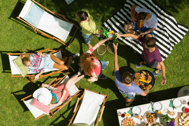 istock Friends having garden party 659191930