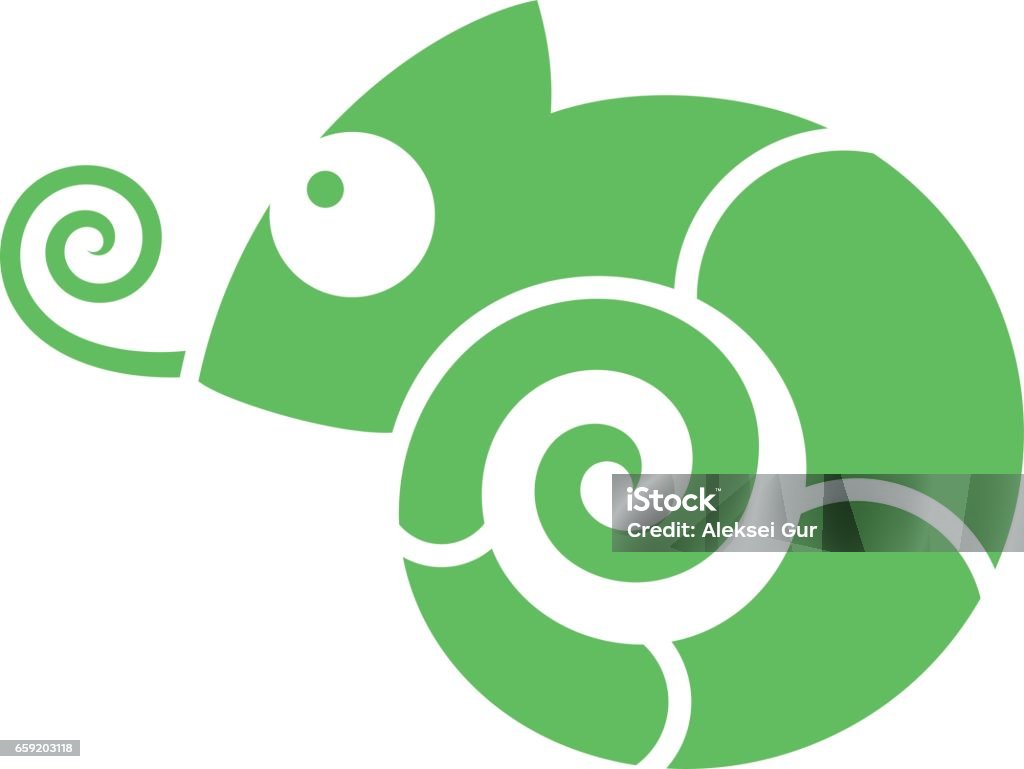 Chameleon Vector illustration (EPS) Chameleon stock vector