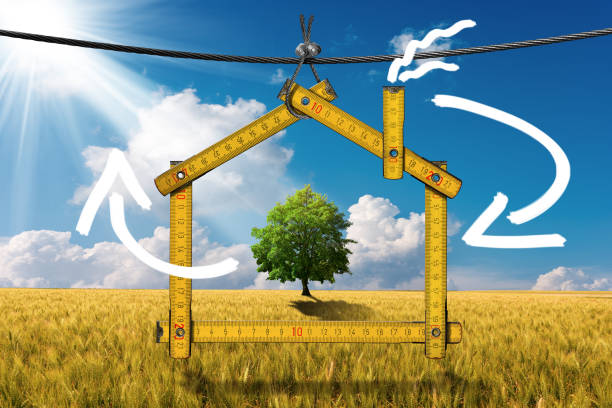 istock Concept of Ecological House Project 659211456