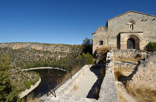 Ermitage of San Frutos, Hoces del Duraton, Segovia province, Spain