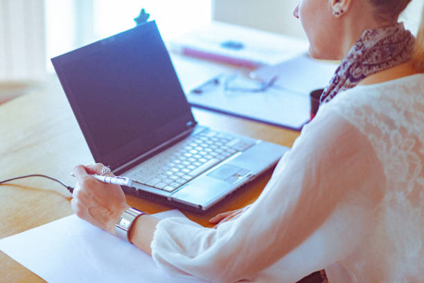 istock Businesswoman in office 659275632
