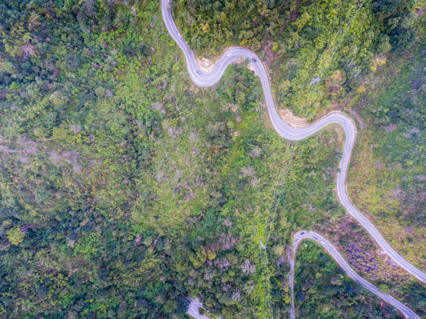 istock Beautiful Scenic Serpentine Road in Forest on  Mountain 659282416