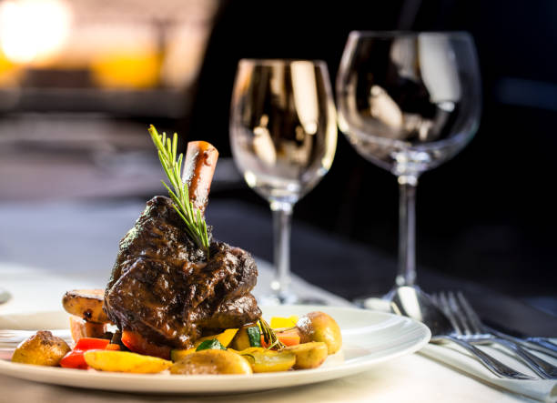 istock Grilled Meat with Rosemary and Vegetables 659294488